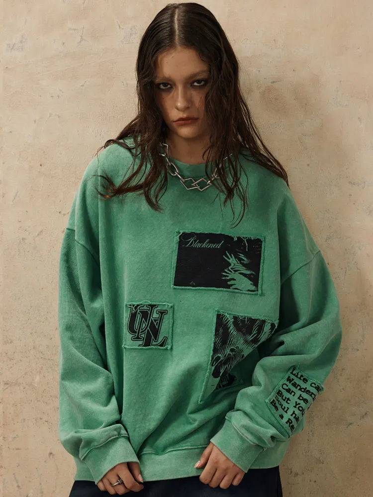 Kentsel Patchwork Sweatshirt