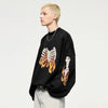 Alevli İskelet Sweatshirt