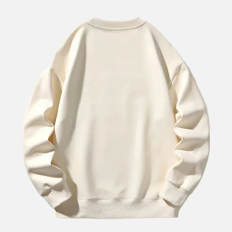Oversize Hip Hop Harf Baskılı Sweatshirt