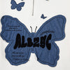 Kelebek Yamalı Oversize Denim Sweatshirt
