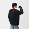 Bambu Desenli Bisiklet Yaka Sweatshirt