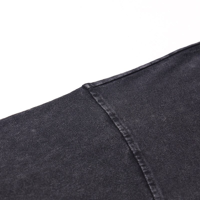 Oversize Şeytan Baskılı Sweatshirt