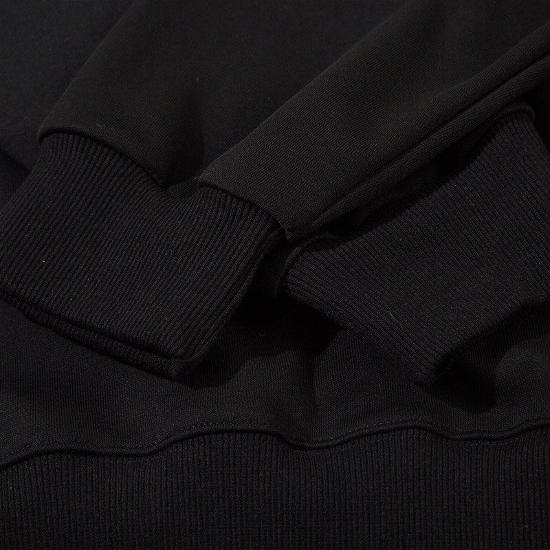 Denim Yıldız Ham Kenarlı Sweatshirt