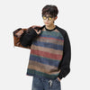 Streetwear Bisiklet Yaka Reglan Kollu Sweatshirt