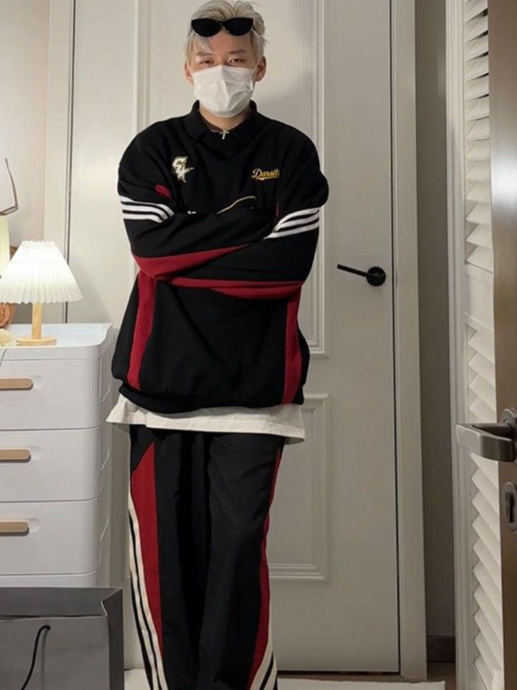 Retro Nakışlı Sweatshirt