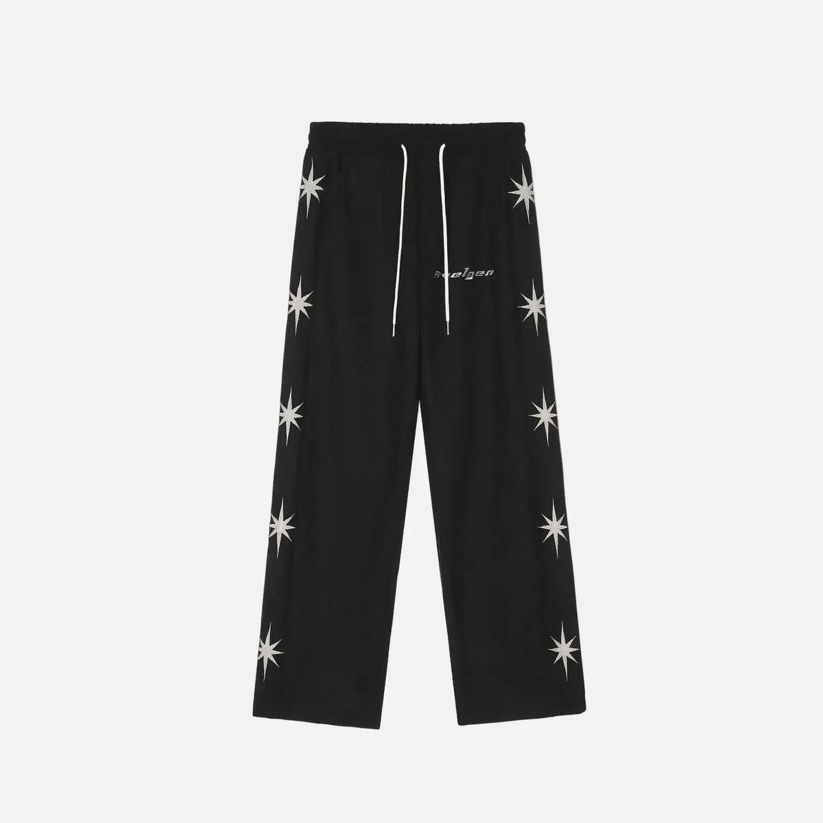 Wide Leg Harf Baskılı Jogger, önden görünüm — Navra Wear