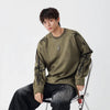 Bambu Desenli Bisiklet Yaka Sweatshirt