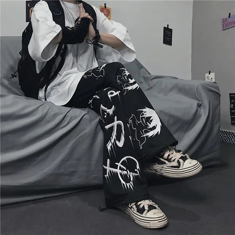 Anime Baskılı Jogger Eşofman Altı