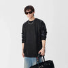 Bambu Desenli Bisiklet Yaka Sweatshirt