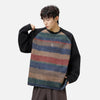 Streetwear Bisiklet Yaka Reglan Kollu Sweatshirt