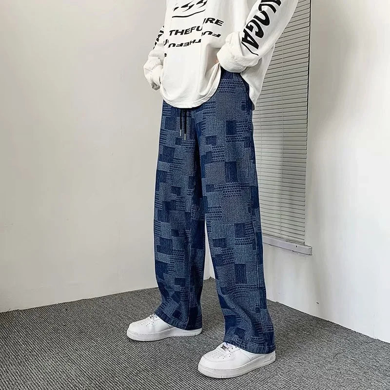 Patchwork Desenli Jogger