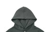 Gotik Baskılı Bol Kesim Kapüşonlu Sweatshirt