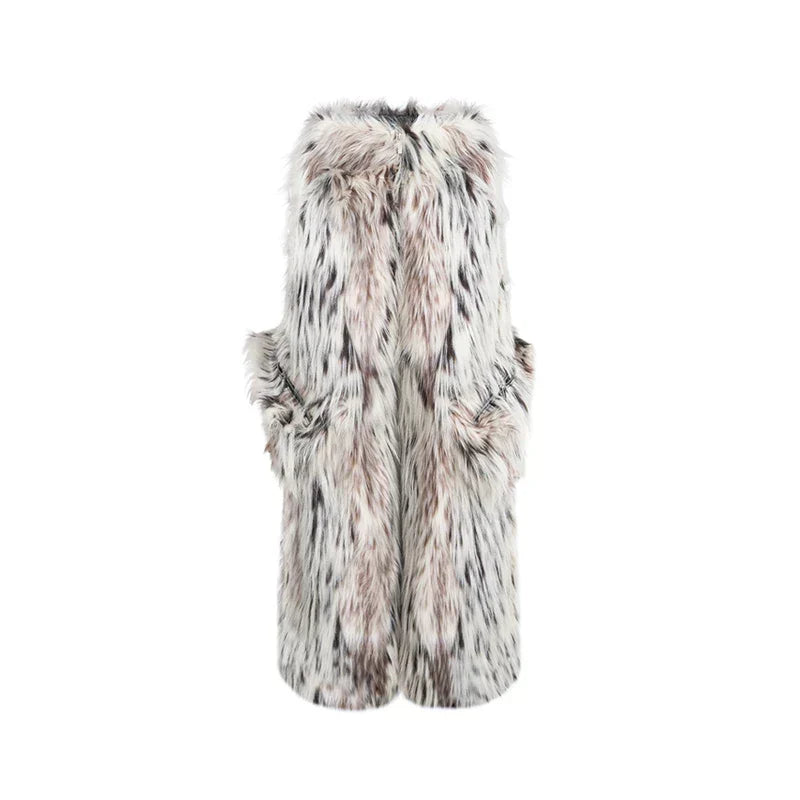 Bol Kesim Leopar Desenli Pantolon, detay görünüm — Navra Wear