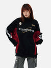 Retro Nakışlı Sweatshirt