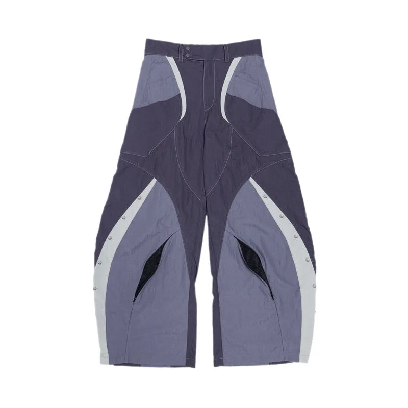 Çok Cepli Patchwork Kargo Pantolon, önden görünüm — Navra Wear