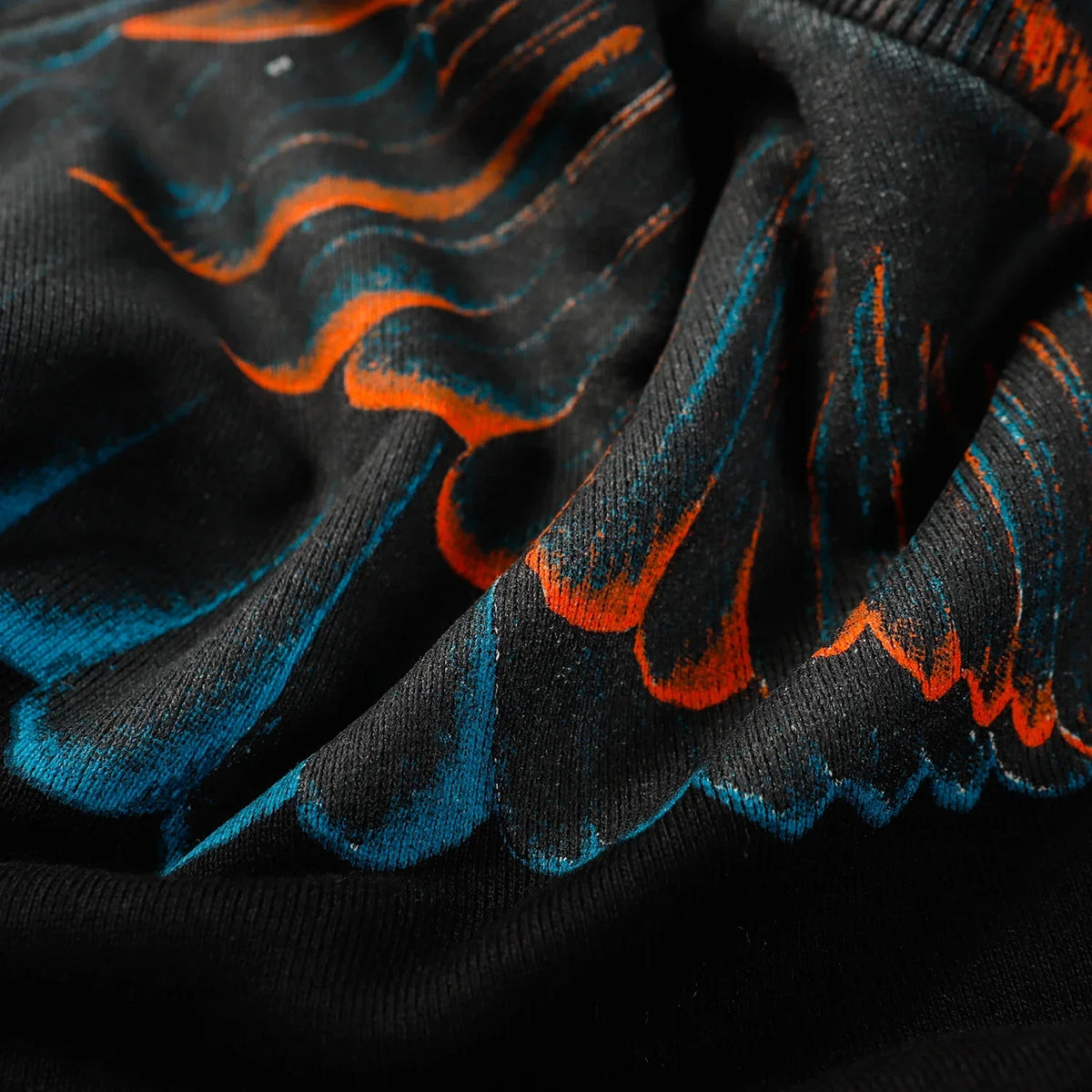 Premium Marcelo Burlon Kanat Baskılı Sweatshirt