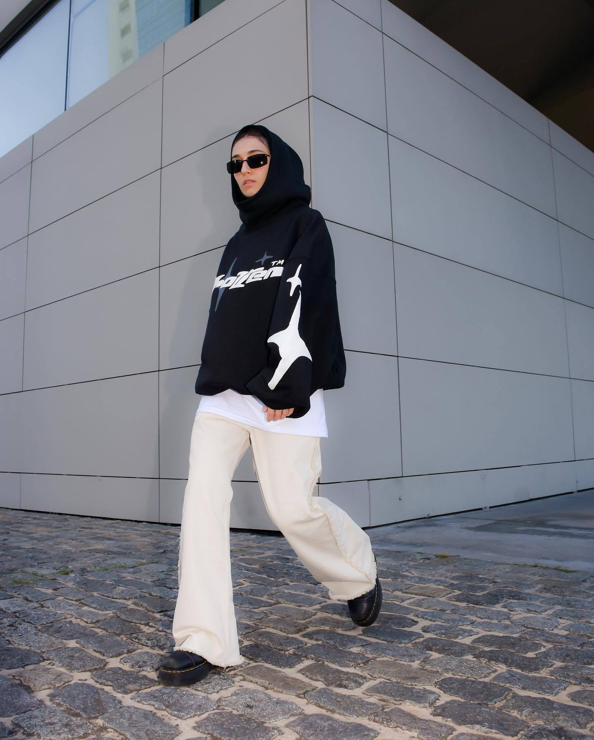 Galactic Print Y2K Hoodie