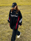 Retro Nakışlı Sweatshirt
