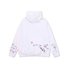Baharlık Havalı Standart Nakışlı Bol Kesim Kapüşonlu Sweatshirt