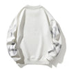 Harf Baskılı Bisiklet Yaka Bol Kesim Sweatshirt