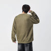 Bambu Desenli Bisiklet Yaka Sweatshirt