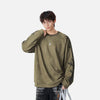 Bambu Desenli Bisiklet Yaka Sweatshirt