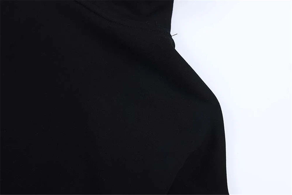 Baharlık Havalı Standart Nakışlı Bol Kesim Kapüşonlu Sweatshirt