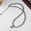 Zarif Cam İnci Choker Kolye