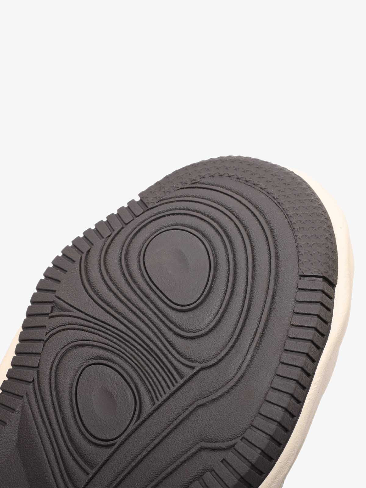 Nakış Yazılı Eskitme Denim Platform Sneaker