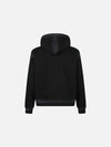 Eskitme Grafik Baskılı Kapüşonlu Fermuarlı Sweatshirt