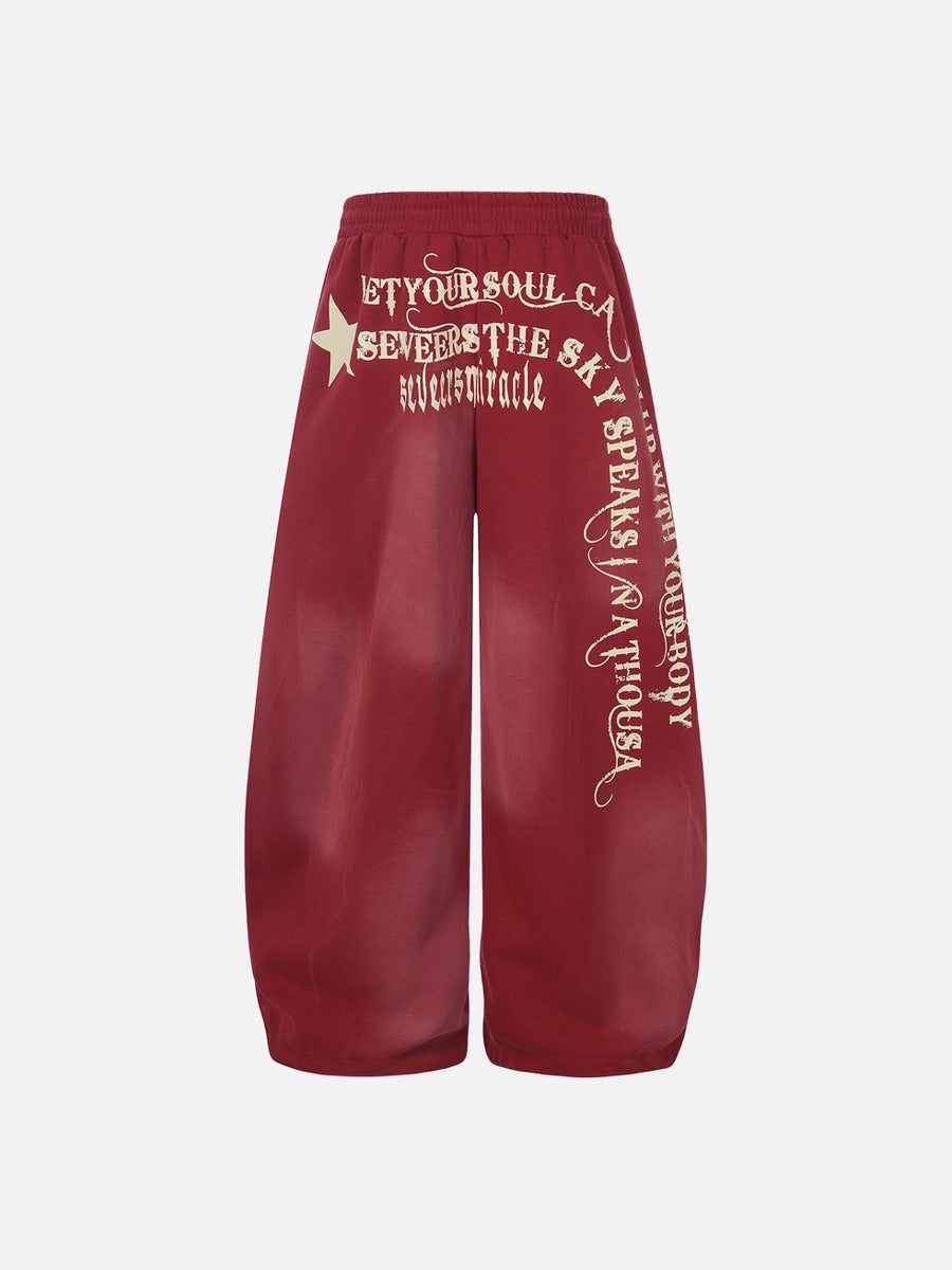 Wide Leg Jogger, önden görünüm — Navra Wear
