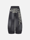 Wide Leg Jogger, yan görünüm — Navra Wear