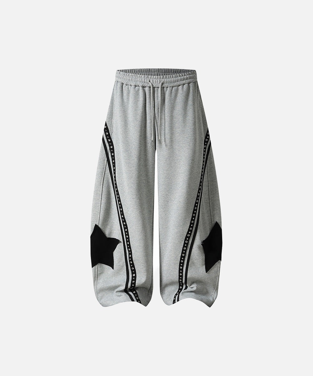 Vintage Yıldız Baskılı Jogger, önden görünüm — Navra Wear