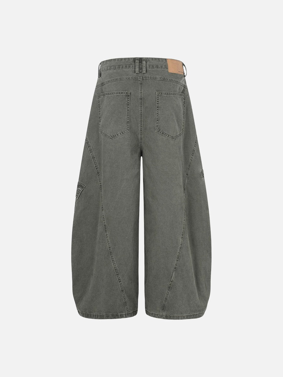 Geniş Paça Kargo Pantolon