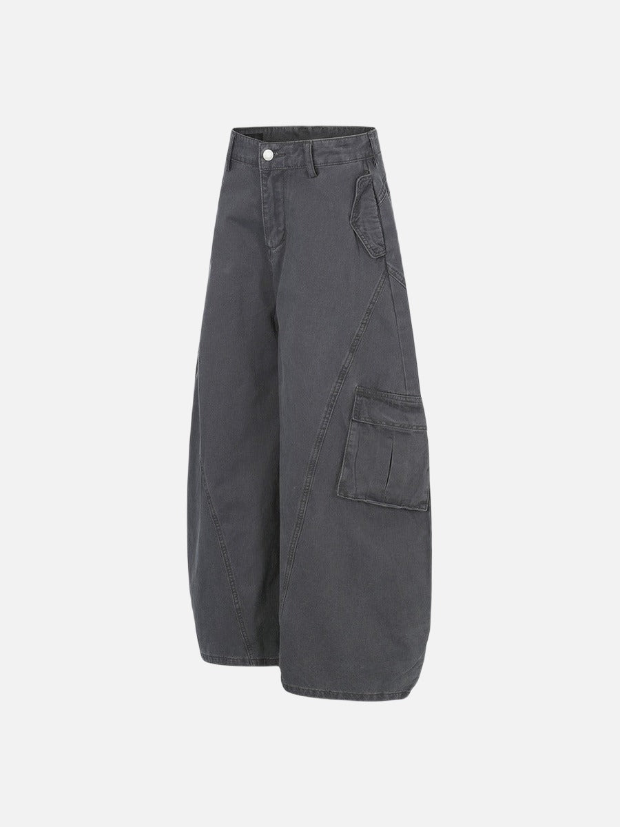 Geniş Paça Kargo Pantolon