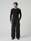 Unisex Geniş Paça Kargo Pantolon