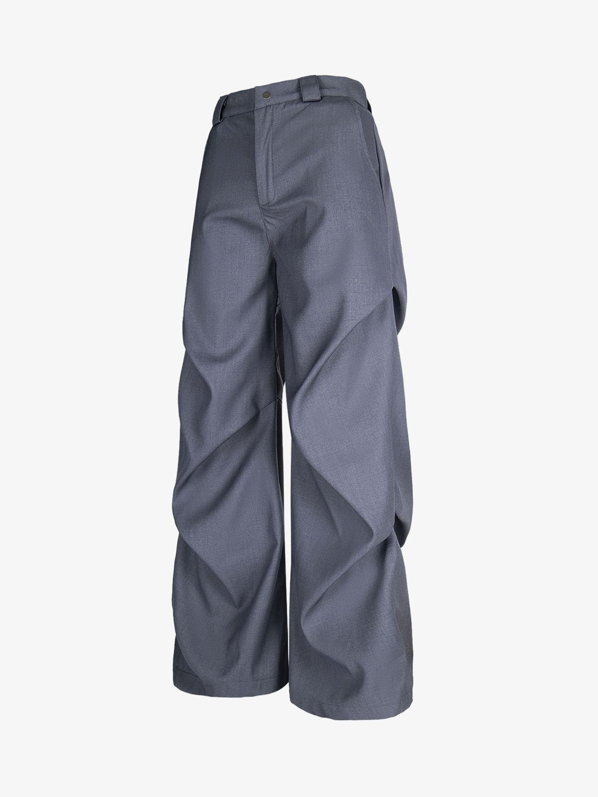 Salaş Pileli Retro Drape Pantolon Naxro