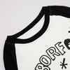 Köpek Manzaralı Harf Baskılı Sweatshirt